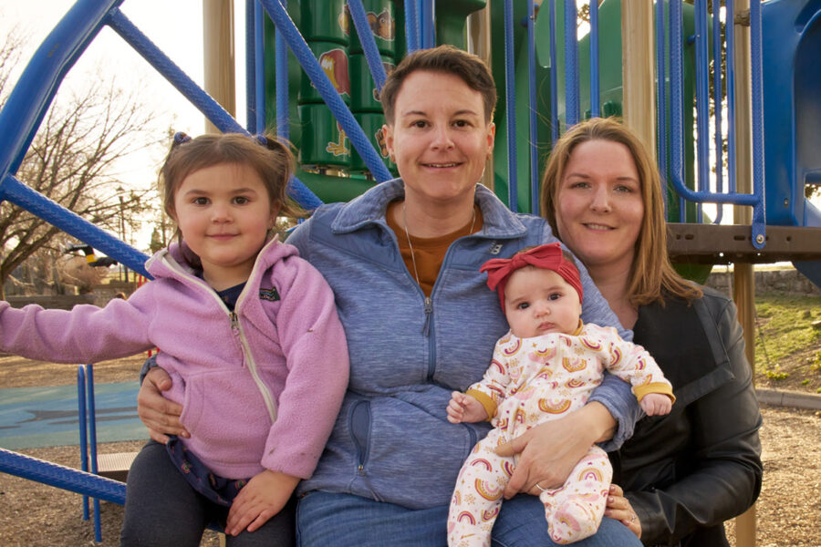 Alumni Angela Rolon and her family